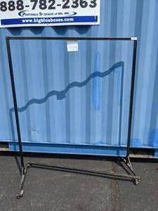 lot 241 image: Heavy Duty Industrial Rolling Z-Rack