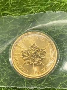 lot 7 image: 110 oz Gold .999 Canadian Maple 24kt