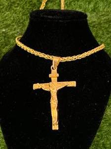 lot 36 image: Christ on the Cross Necklace