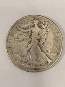 lot 67 image: 1944 Standing Liberty Half Dollar