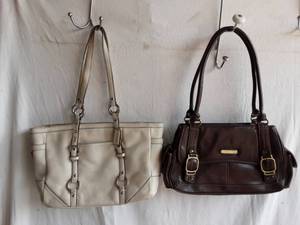 Coach Leather Handbag & Other Handbag
