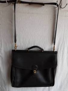 Coach Leather Brief Case