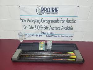 Arrows for a compound bow. 2 packages of new blades