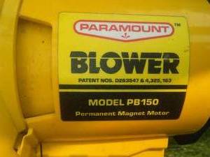 Paramount Blower, excellent.