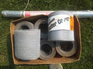 Gutter Cover (6) & screen - New