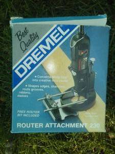 Dremel Router Attachment - New.