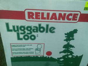 Portable Chemical Toilet. believed to be unused.