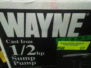 Wayne Sump Pump in box -New.