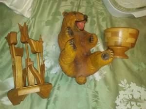 Bear � Resin and wood.