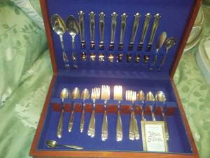 International Silver flatware in box