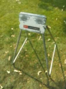Johnson Motor stand.