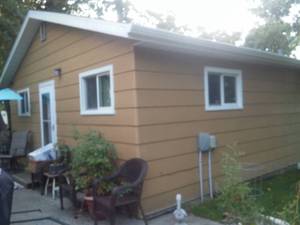 Seamless Gutter, Eaves, Soffit, Fascia plus 12 in. Composite Siding,