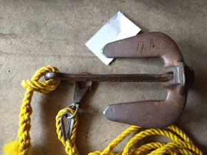 12 lb. Anchor & rope.