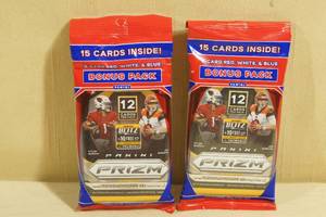 2 Packs of 2020 Panini Prizm Football Cards