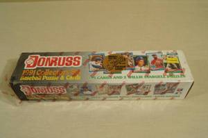 Complete Set of 1991 Donruss Baseball Cards
