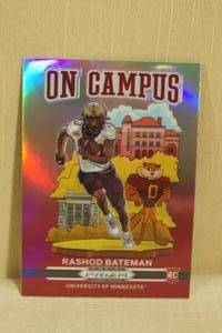 2021 Panini Prizm Rashod Bateman On Campus Rookie Card