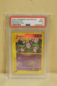 2003 Pokemon Aquapolis Exeggcute Reverse Foil #77 - PSA 9