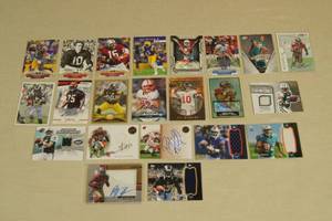 Football Rookie and Insert Cards - Autos, Jerseys