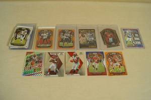 Football Cards - Refractors, Rookies, Chubb, Kelce, Rice