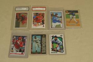 Baseball Cards - Trout ROY, Ohtani, A-Rod, Griffey