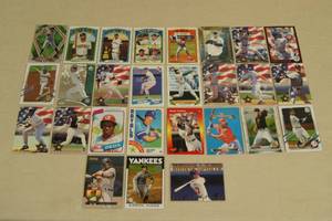 Baseball Cards - Brett, Thomas, Alomar, Chipper, Judge, Tatis