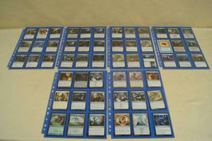 Full Binder Pages of Rare and Mythic Rare Magic the Gathering Cards