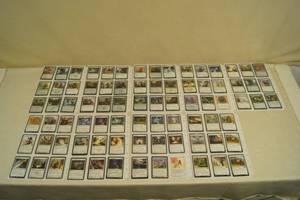 Full Binder Pages of Rare and Mythic Rare Magic the Gathering Cards