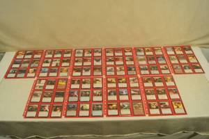Full Binder Pages of Rare and Mythic Rare Magic the Gathering Cards