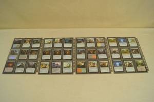 Full Binder Pages of Rare and Mythic Rare Magic the Gathering Cards