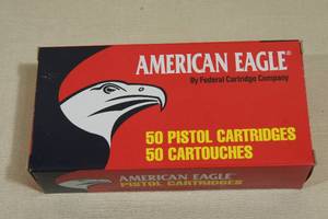 50 Federal American Eagle .45 GAP 185 Gr TMJ Ammo