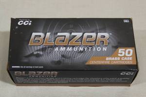 50 CCI Blazer Brass .38 Special 125 Gr FMJ Ammo