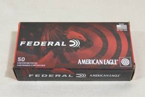 50 Federal American Eagle .380 Auto 95 Gr FMJ Ammo