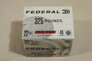 325 Federal Auto Match .22 LR 40 Gr Ammo