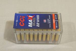 50 CCI Maxi Mag .22 WMR 40 Gr TMJ Ammo