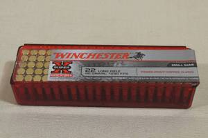 100 Winchester Super-X .22 LR 40 Gr Power Point Copper Plate Ammo