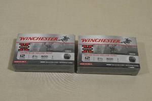 10 Winchester Super-X 12 Ga 2-34 1 Oz Hollow Point Rifled Slug Shotshells