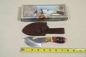 Chipaway Classics Montana Gut Hook Skinner Fixed Blade Knife
