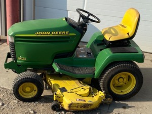 lot 2 image: John Deere 345 Lawn  Garden Tractor