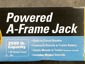 Reese A-Frame Motorized Trailer Jack