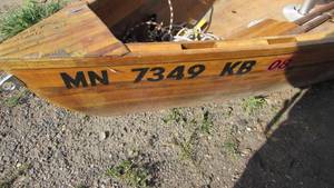 12 Hand Built Cedar Strip Boat W Oars