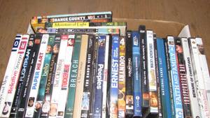 DVDCD Player with An Assortment of DVDs
