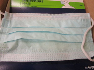 HALYARD PROCEDURE FACE MASKS W SO SOFT EARLOOPS - BULK CASES