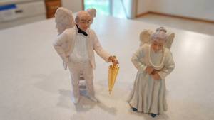lot 22 image: Two Heavens Retired Angels By Tom Rubel---1996