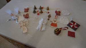lot 110 image: Lot Of Home Made Ornaments