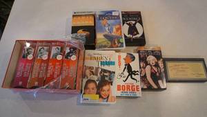 lot 131 image: Four VCR Series Of The Red Skelton Collections-(Actually 8 VCR Tapes)-Other VCR Tapes