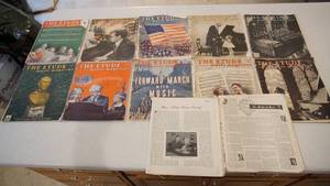 lot 143 image: Eleven Vintage (The Etude Music Magazines)