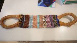 lot 145 image: Hand Made Braided Transfer Sling-Moving Assist Hoist Gait Belt--Place Under Arm Pits To Help Assist One To Stand Up, Etc.