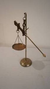 lot 217 image: Brass Antique Scale--18 12 Tall