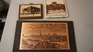 lot 228 image: Noumberga Huirnberg Picture--14 12 Wide  x  8 Tall--Breen Hotel --St. Cloud, Minnesota--6 12 Wide  x  4 12 Tall--First Presbyterian Church--Sisseton, So. Dakota
