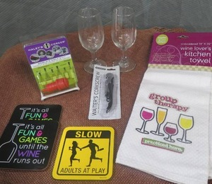 WINE LOVERS DECOR-MISC LOT